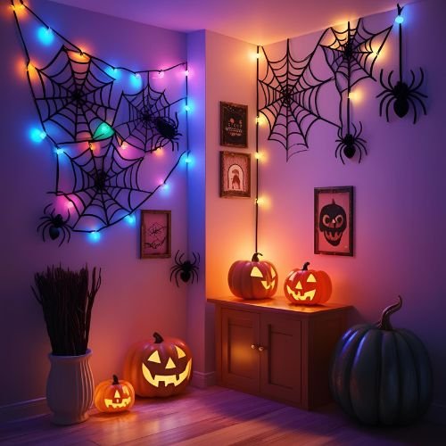 indoor Halloween lights